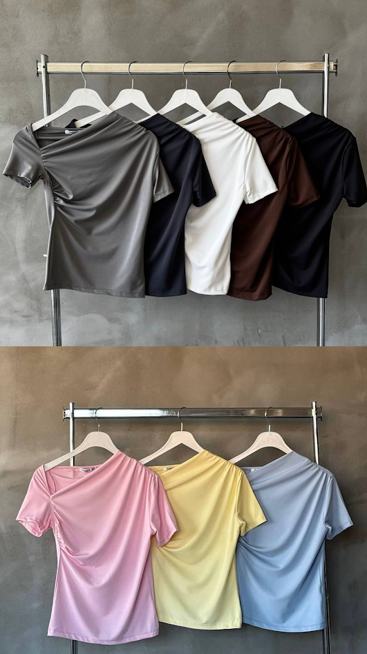 Top Asymétrique Confort & Élégance